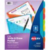 Avery Divider, Write, 8Tb, Asst, 1St 12PK AVE16103